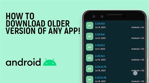 How to Install Old Versions of Android Apps .